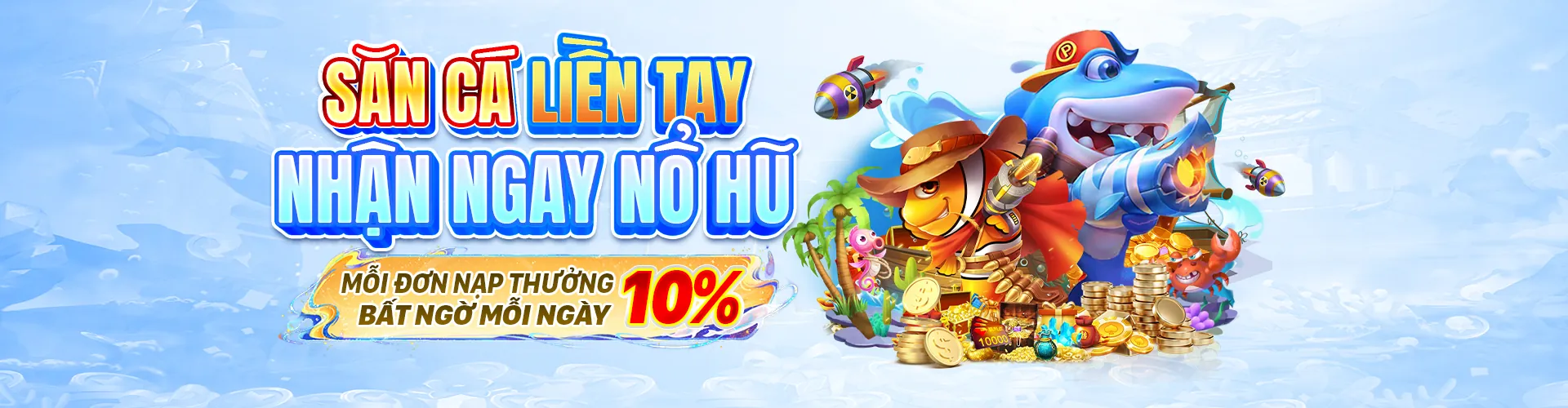 Hình ảnh đại dương sống động với các loài cá và thợ săn tại VI88